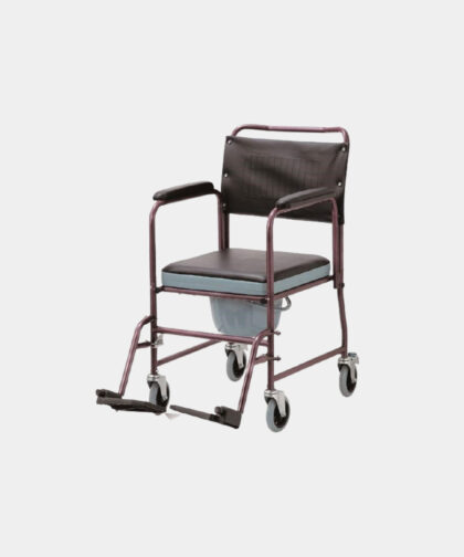 Steel Commode Wheelchair